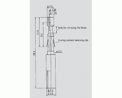 Обжимной контакт HDC-C-HD-B-LWL1.0POF (1773640000)