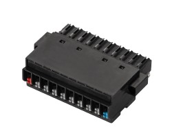 Розеточный разъем с пружинным соединением BL-I/O 3.50/10FP PNP LED SN BK BX (1789080000)