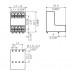Вилочный разъем, соединение под пайку SCDV-THR 3.81/12/90G 3.2SN BK BX (1033540000)