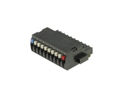 Розеточный разъем с пружинным соединением BL-I/O 3.50/10F PNP LED SN BK BX (1789090000)