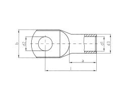 Кабельный наконечник трубчатый KRN-M14/-70 (1495770000)