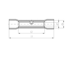 Гильза соединительная изолированная LIB 6B26 VF (9200510000)