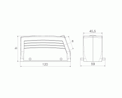 Корпус HDC 64D TSBU 1M25G (1786780000)