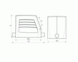 Корпус HDC 06B TSLU 1M25G (1788090000)