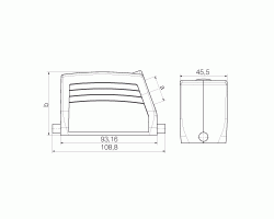 Корпус HDC 16B TSLU 1M25G (1788200000)