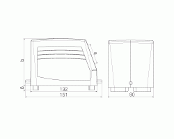 Корпус HDC 48B TSLU 1M40G (1788310000)