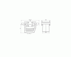 Корпус HDC 10B KBU 1M25G (1021250000)