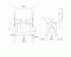 Корпус HDC 10B SDLU 2M20G (1787700000)