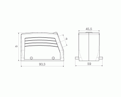 Корпус HDC 16B TSBU 1M40G (1809620000)