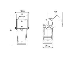 Корпус HDC 07A KOLU 1M20G (1788540000)