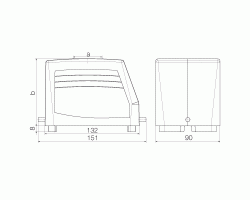 Корпус HDC 48B TOLU 1PG36G (1651000000)