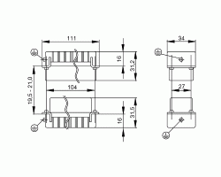 Вставка HDC HVE 10+2 FS (1651360000)