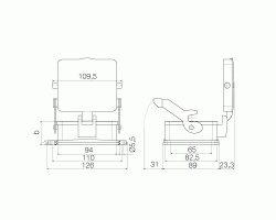 Корпус HDC 32B ALU (1219500000)