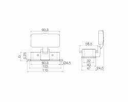 Корпус HDC 16B ADBO (1209200000)