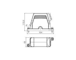 Корпус для вилки HDC IP68 16B TSS 1M32 (1082800000)