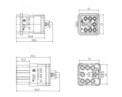 Обжимное соединение HDC HQ 7 MC (1003190000)