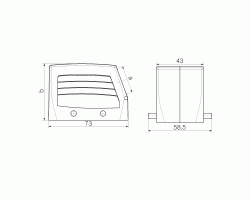 Корпус HDC 24D TSBU 1M32G (1787230000)