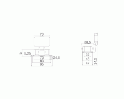 Проходной корпус HDC 10B ABO (1052430000)