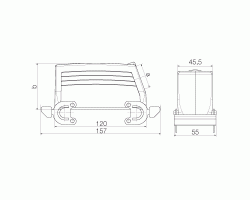 Корпус HDC 64D TSBO 1M32G (1786790000)