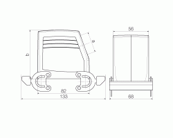 Корпус HDC 32A TSBO 1M32G (1787970000)