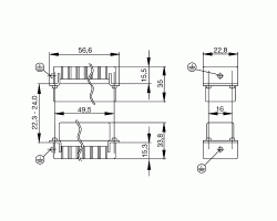 Вставка HDC HD 15 MC (1650650000)