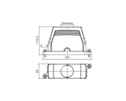 Корпус для вилки HDC IP68 24B TOS 1PG29 (1082920000)