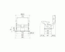 Корпус HDC 10B ALU (1206100000)