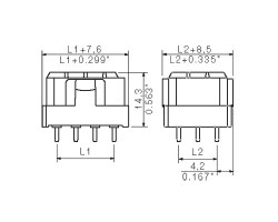 Скоба экрана RSV1,6 LB12 GR 3,2 AU (1443200000)