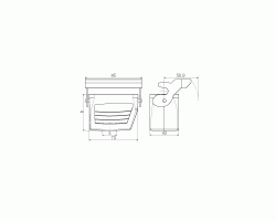 Корпус HDC 10B KLU 1M25G (1787730000)