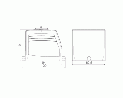 Корпус HDC 48A TOLU 1M32G (1788560000)