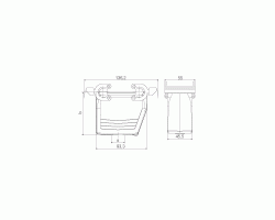 Корпус HDC 16B KBU 1PG21G (1657270000)