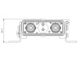 Промышленный разъем HDC HP550 KIT Y 2M240 (1332630000)