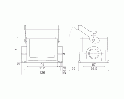 Корпус HDC 48A SLU 2M32G (1788570000)