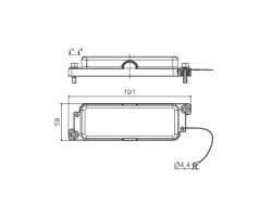 Крышка для нижней части корпуса HDC IP68 24B COVER (1083090000)