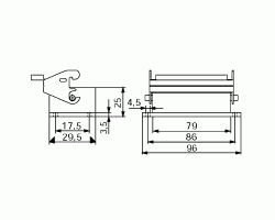 Корпус HDC 16A ALU (1664920000)