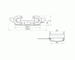 Корпус HDC 16B DMDQ 2QB (1665270000)