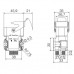 Корпус цоколя HDC HQP SLU 1PG16 (1003110000)