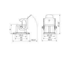 Корпус HDC 04A ALU (1497600000)