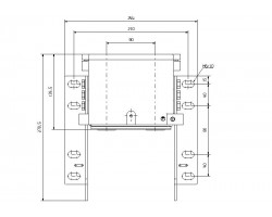 Промышленный разъем HDC HP550 KIT Y 2M150 (1333150000)