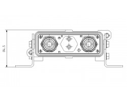 Промышленный разъем HDC HP550 KIT Y 2M150 (1333150000)