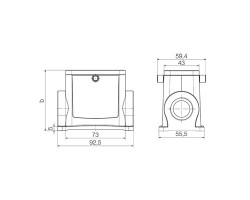 Корпус HDC 24D SZO 2PG21G (1968350000)