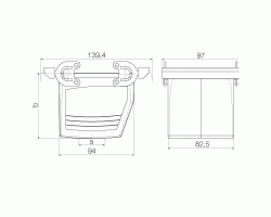 Корпус HDC 32B KBU 1M40G (1902730000)