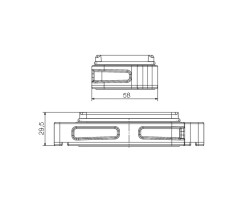 Проходной корпус HDC IP68 06B AS (1081510000)