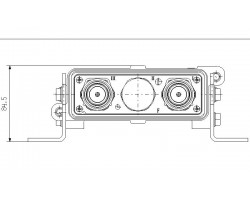 Промышленный разъем HDC HP 550 KIT 2F50 (1172590000)