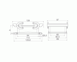 Корпус HDC 32B ABU (1217800000)