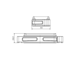 Проходной корпус HDC IP68 10B AS (1081520000)