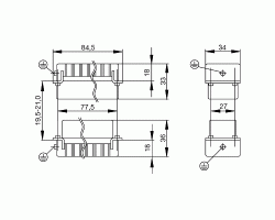 Вставка HDC HEE 32 MC 33-64 (1018950000)