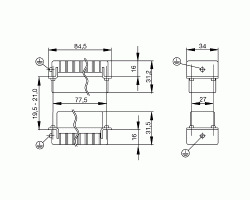 Вставка HDC HVE 6+2 MS (1651330000)