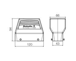 Корпус HDC 64D TOBU 1M50G (1111140000)