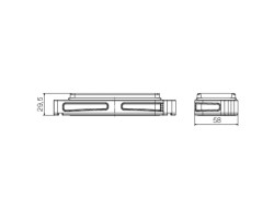 Проходной корпус HDC IP68 16B AS (1081530000)